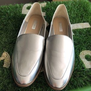Forever 21 silver loafers